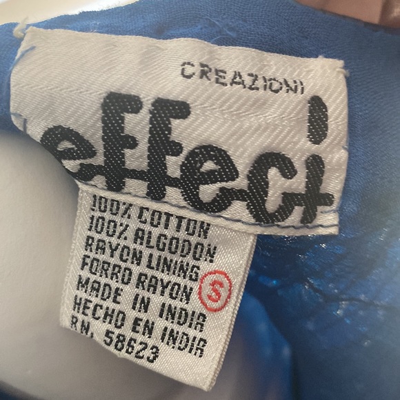 Vintage 80’s/90’s Creaziono effeci blouse small - Picture 4 of 4